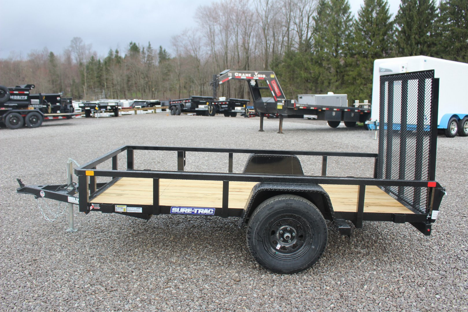 New 2025 Sure-Trac 5' x 10' Single Axle Tube Top Utility Trailer - 2990# GVW