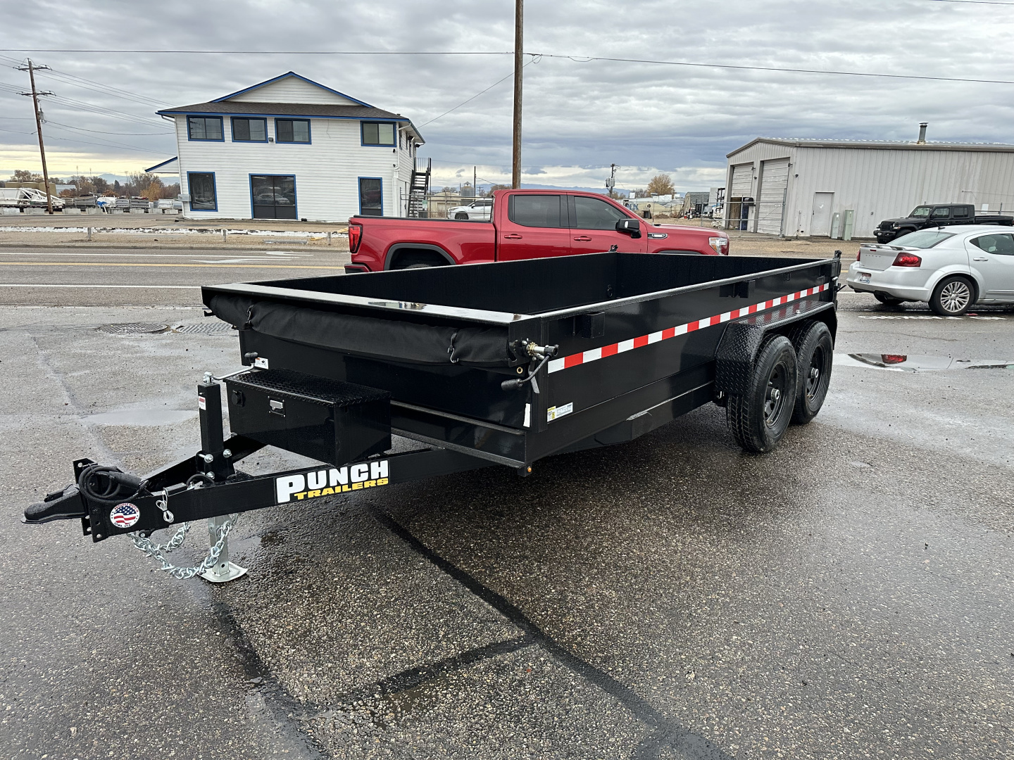 New 2026 Punch 7X14 14k Punch Dump Trailer