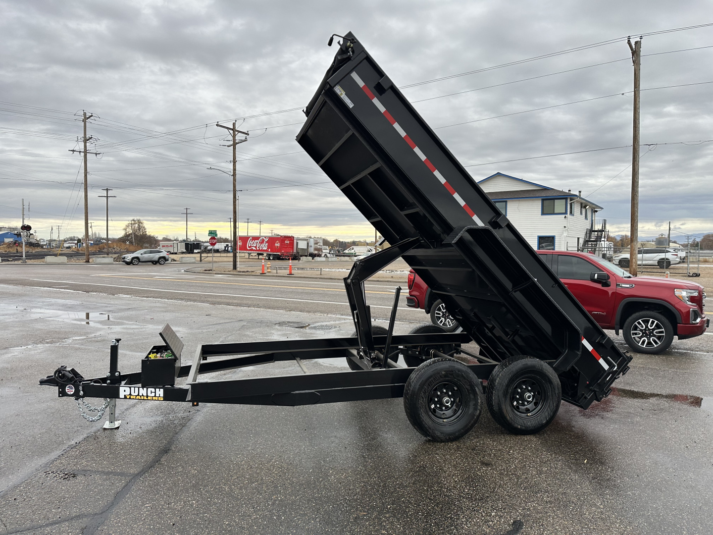 New 2026 Punch 7X14 14k Punch Dump Trailer