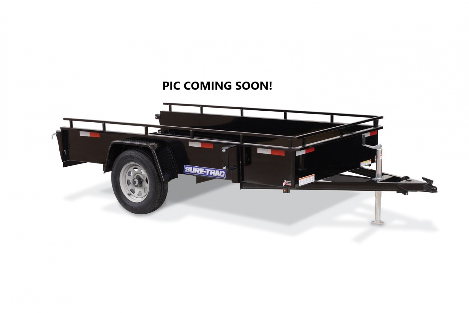 New 2026 Sure-Trac 62 x 10 Steel High Side 3K Idler Utility Trailer