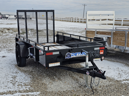 New 2026 Sure-Trac 62 x 10 Steel High Side 3K Idler Utility Trailer