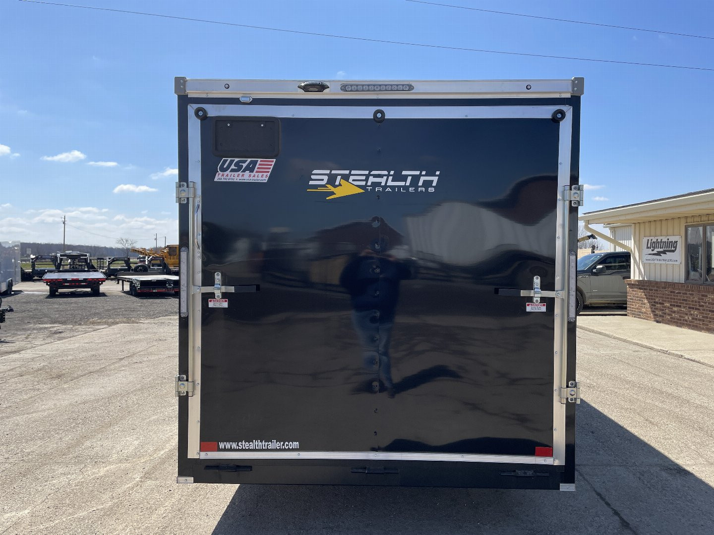 New 2026 Stealth Trailers 7x16 7K BLACK RAMP 6'6" Cargo / Enclosed Trailer