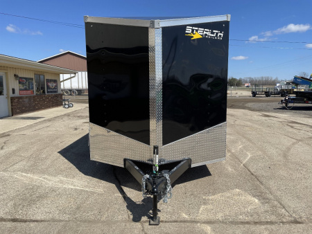 New 2026 Stealth Trailers 7x16 7K BLACK RAMP 6'6" Cargo / Enclosed Trailer