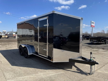 New 2026 Stealth Trailers 7x16 7K BLACK RAMP 6'6" Cargo / Enclosed Trailer