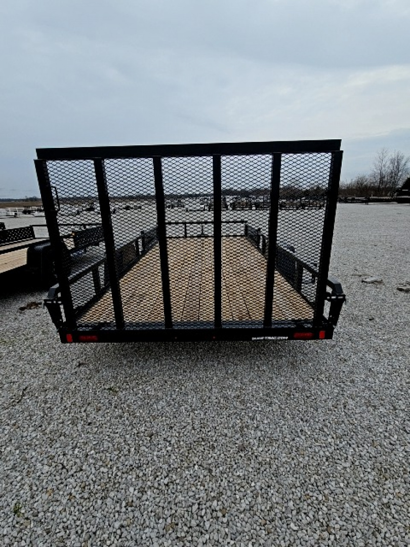 New 2026 Sure-Trac 7 x 14 5K w/ Brakes Tube Top ATV Trailer