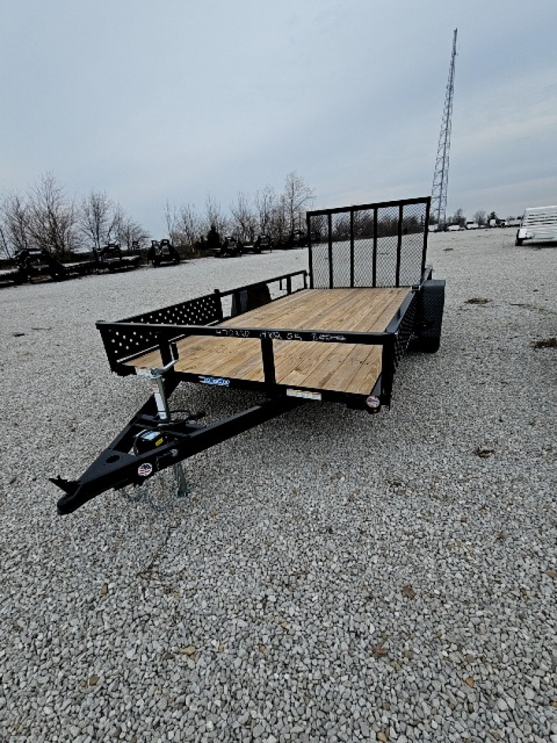 New 2026 Sure-Trac 7 x 14 5K w/ Brakes Tube Top ATV Trailer