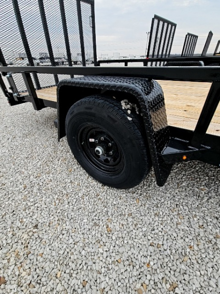 New 2026 Sure-Trac 7 x 14 5K w/ Brakes Tube Top ATV Trailer