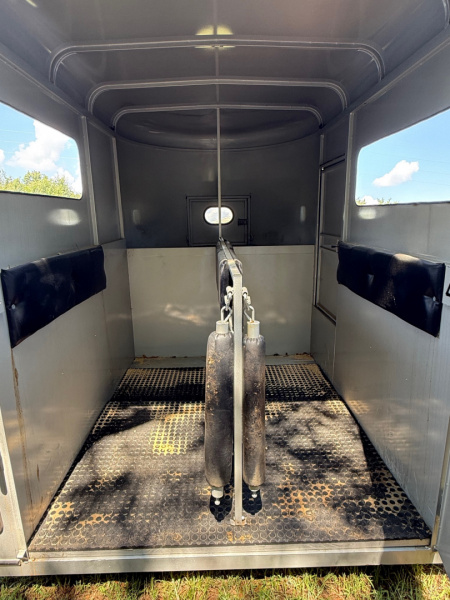 Used 2025 Bee Wrangler 2 Horse Straight Load BP Horse Trailer