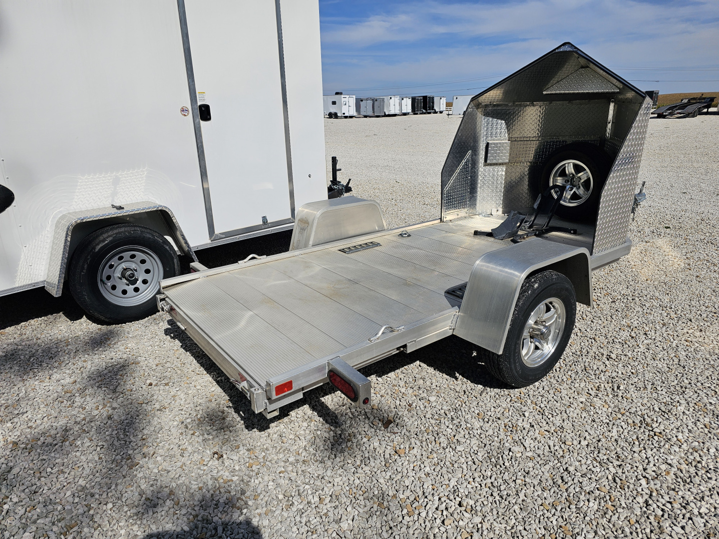 Used 2018 Aluma MC10 Motorcycle Trailer