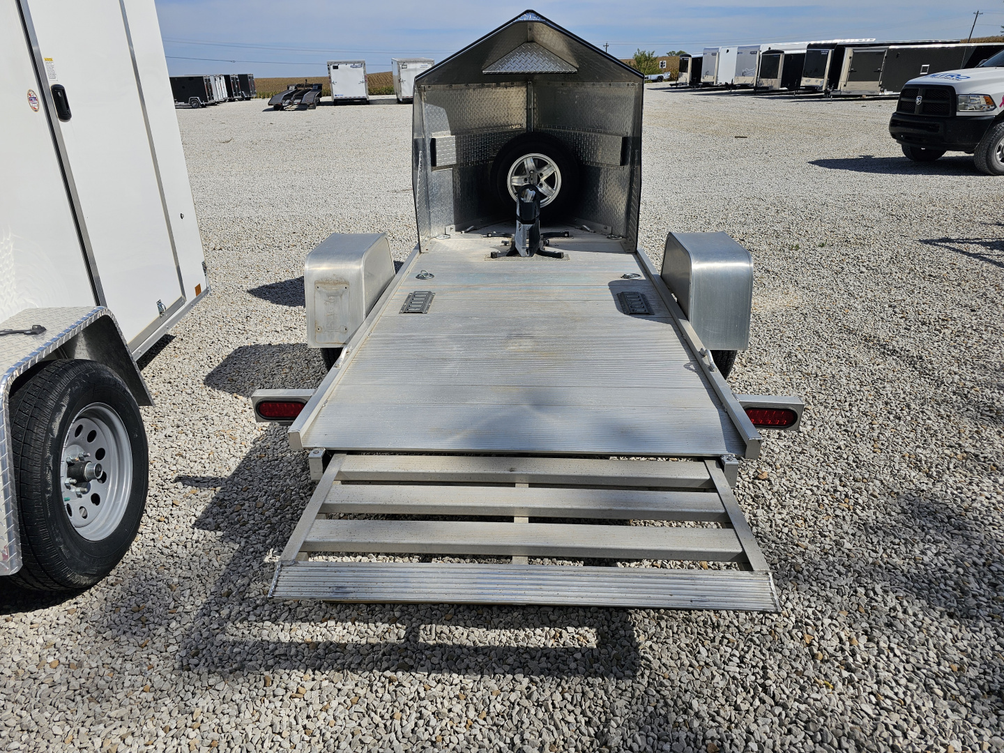 Used 2018 Aluma MC10 Motorcycle Trailer