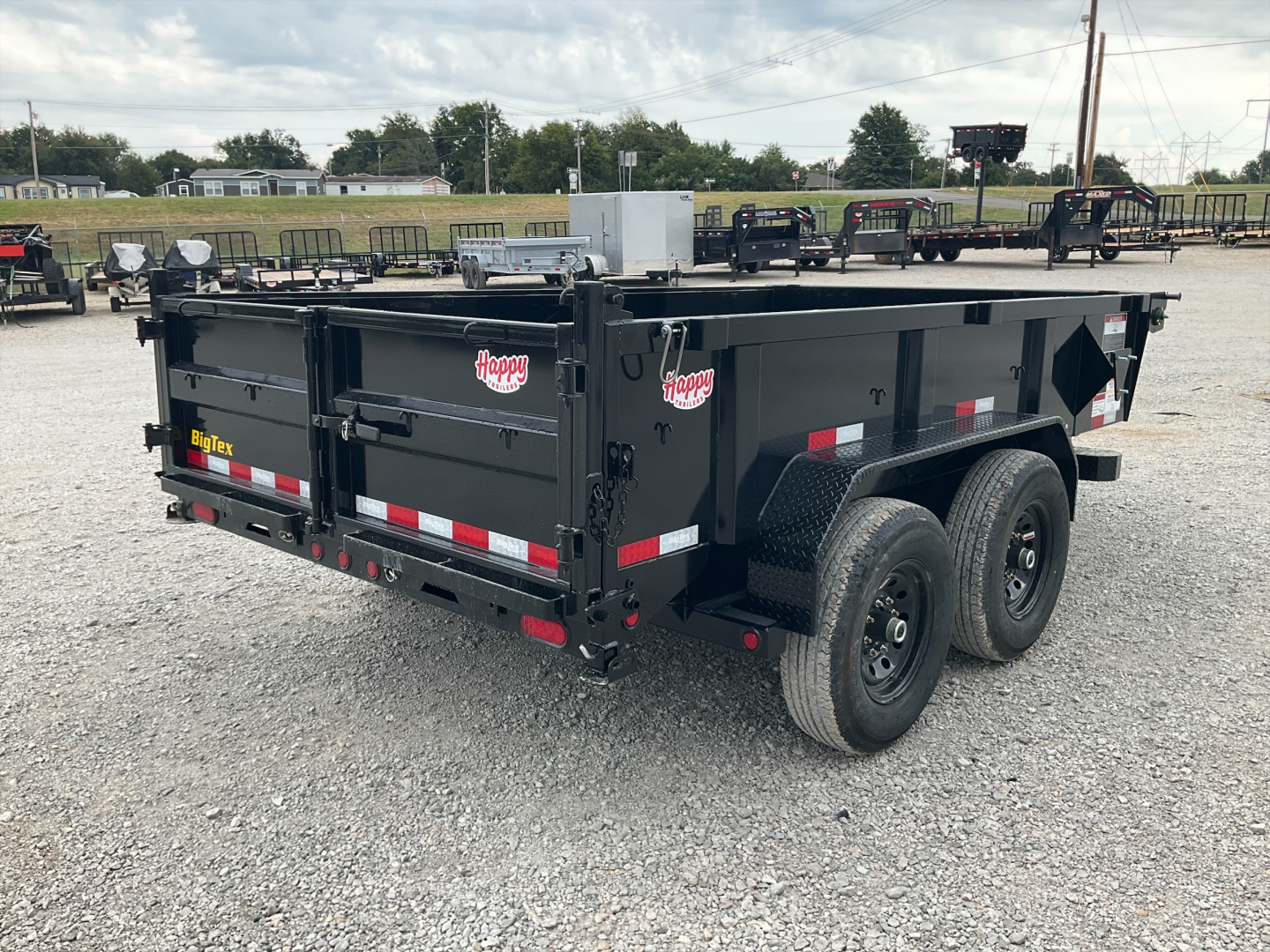 New 2026 Big Tex 83"x12' 14K LP Dump Trailer w/ 24" Sides – 14LP