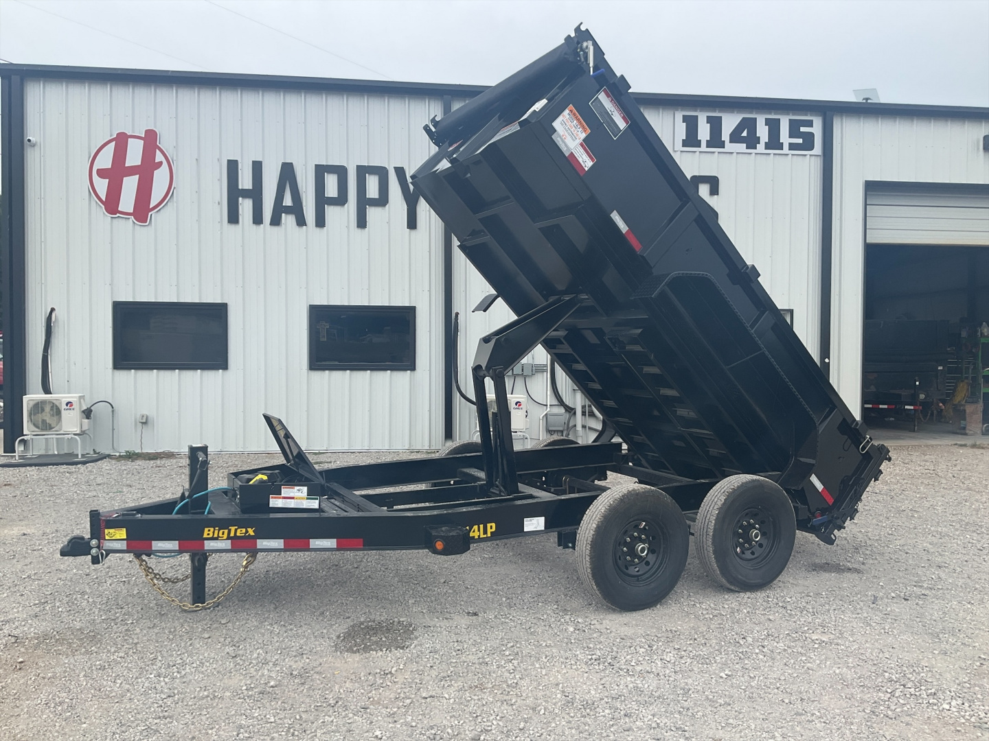 New 2026 Big Tex 83"x12' 14K LP Dump Trailer w/ 24" Sides – 14LP