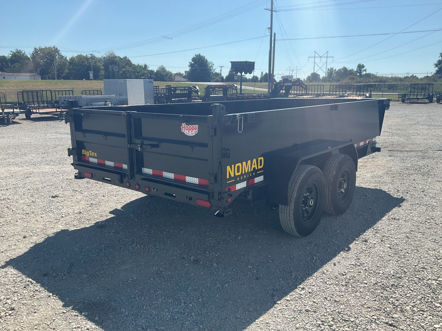 New 2026 Big Tex 83"x14' 14K LX Channel Tandem Axle Dump Trailer w/ 24" Sides – 14LX