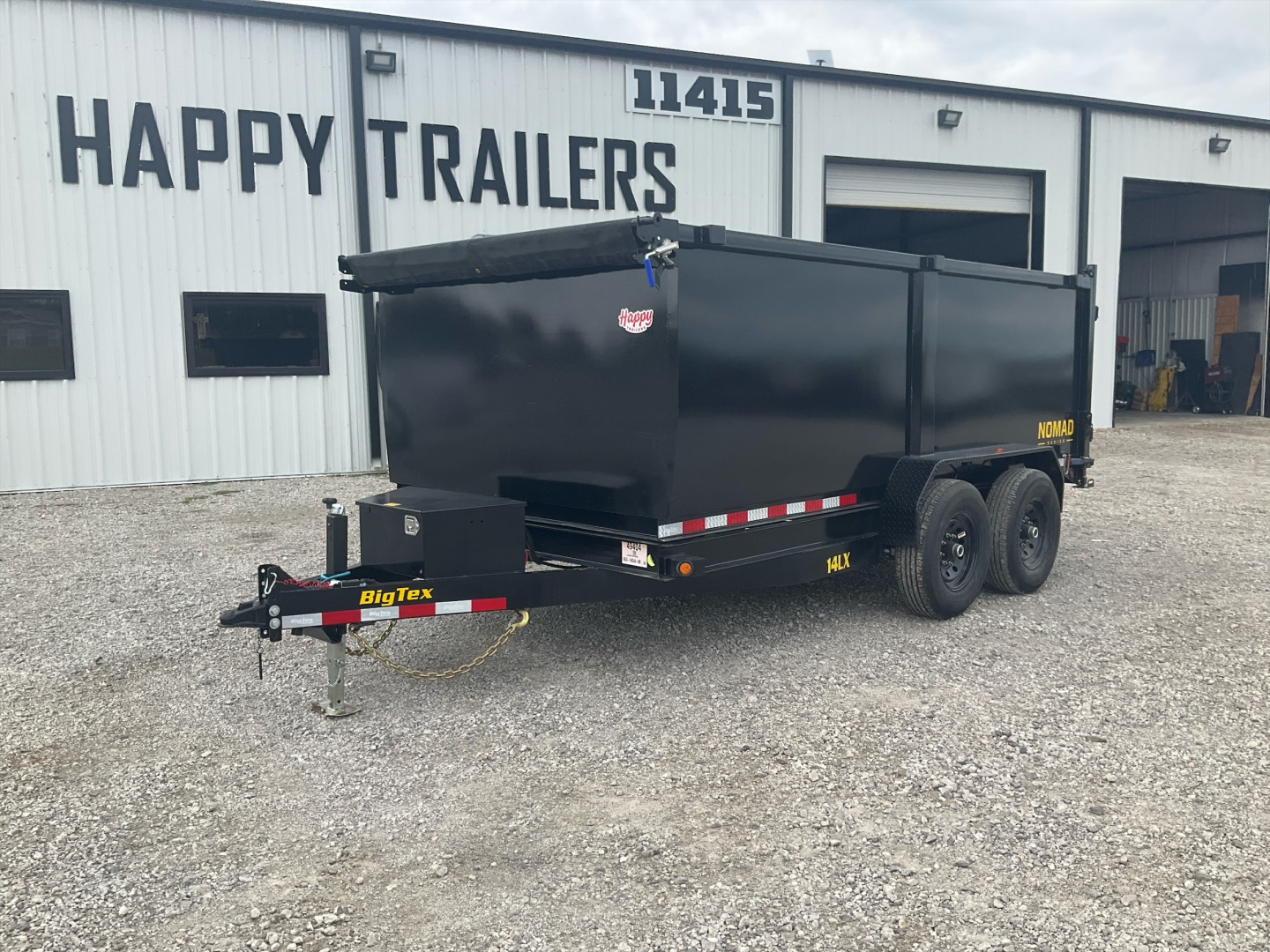 New 2026 Big Tex 83"x14' 14K LX Channel Tandem Axle Dump Trailer w/ 48" Sides – 14LX