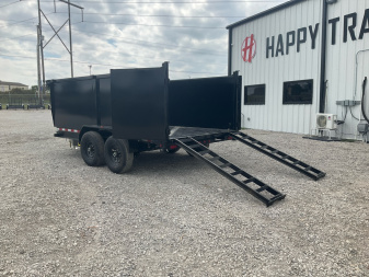 New 2026 Big Tex 83"x14' 14K LX Channel Tandem Axle Dump Trailer w/ 48" Sides – 14LX