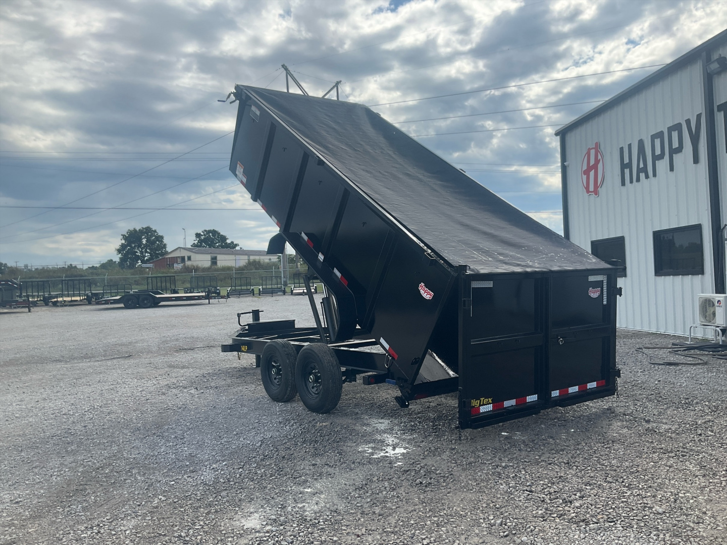 New 2026 Big Tex 83"x16' 14K LP Dump Trailer w/ 48" Sides – 14LP