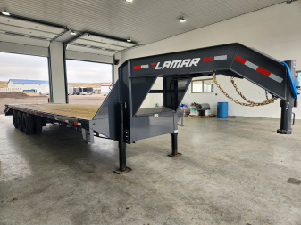 New 2025 Lamar 32' Gooseneck Deckover Trailer 30K