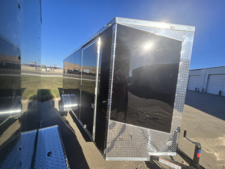 New 2025 Allure Trailers 6x14 Single Axle- Black Color Cargo / Enclosed Trailer