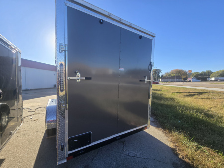 New 2025 Allure Trailers 7x16 Charcoal Color Cargo / Enclosed Trailer
