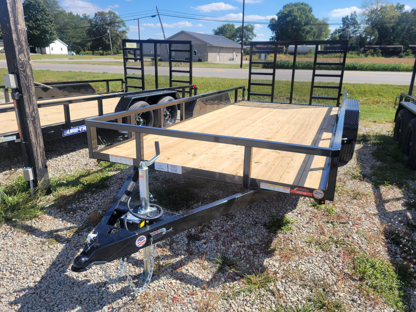 New 2026 Sure-Trac 7x16 Tube Top Utility 7k Trailer
