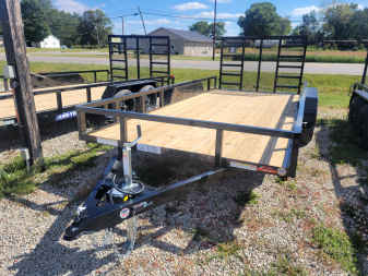 New 2026 Sure-Trac 7x16 Tube Top Utility 7k Trailer