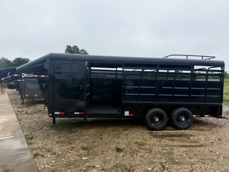 New 2026 Delco Trailers MC20 Stock / Stock Combo Trailer 41787