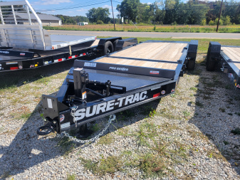 New 2025 Sure-Trac 7x16+4 Pro Series Tilt Bed Equipment Trailer