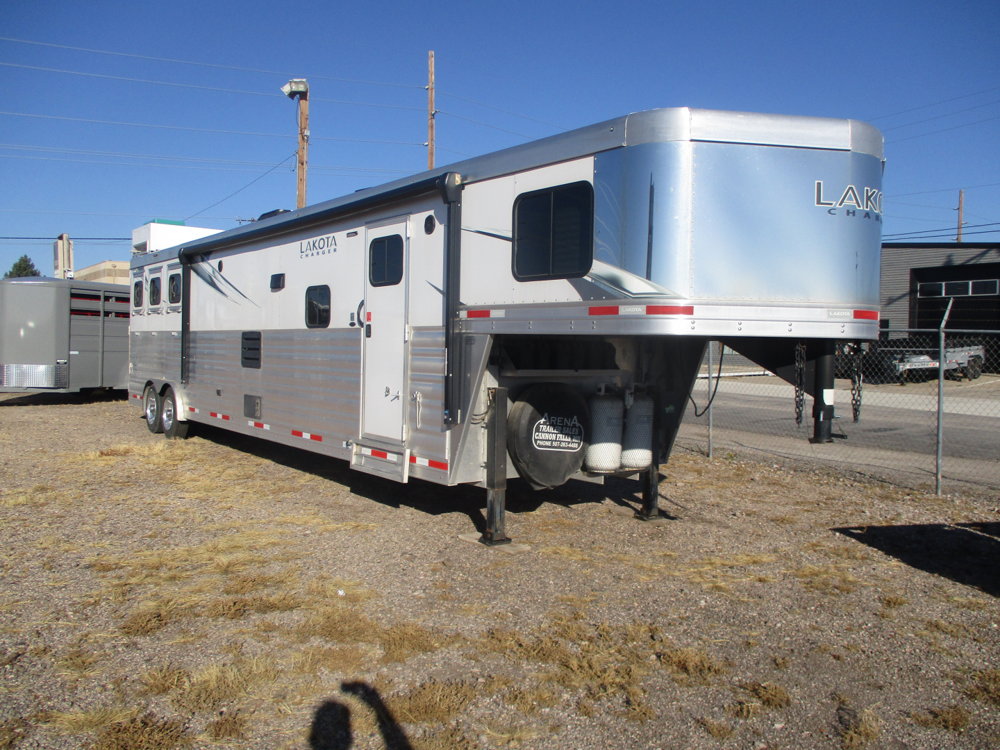 Used 2022 Lakota Charger Horse Trailer 3 horse