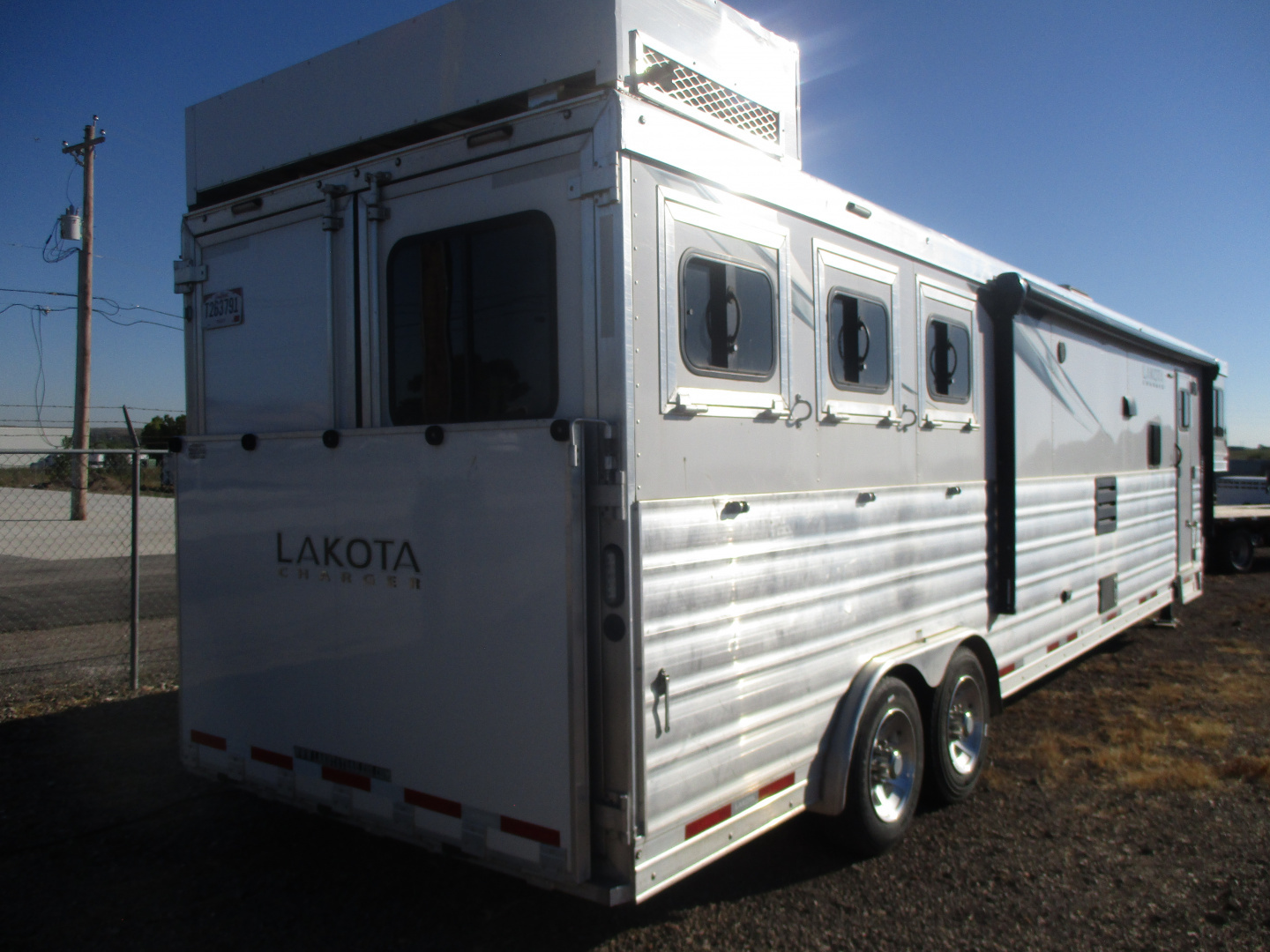 Used 2022 Lakota Charger Horse Trailer 3 horse