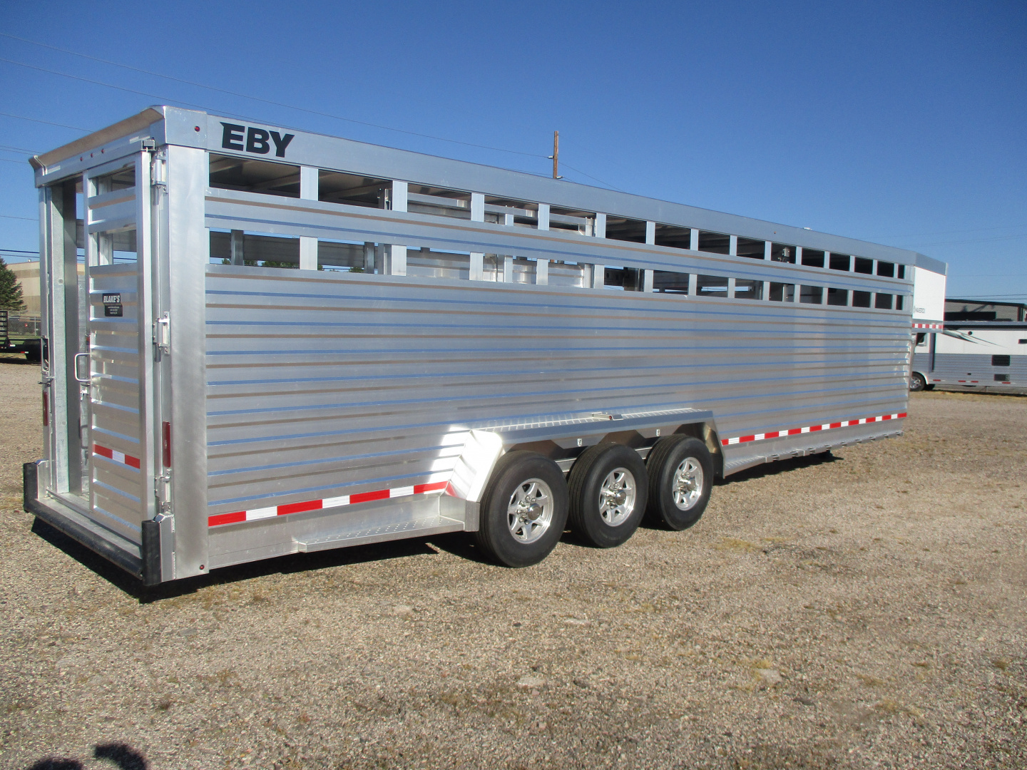 New 2026 EBY Trailers Maverick Stock / Stock Combo Trailer 7 X 30