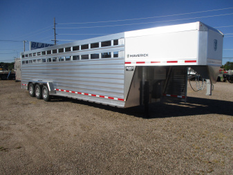 New 2026 EBY Trailers Maverick Stock / Stock Combo Trailer 7 X 30