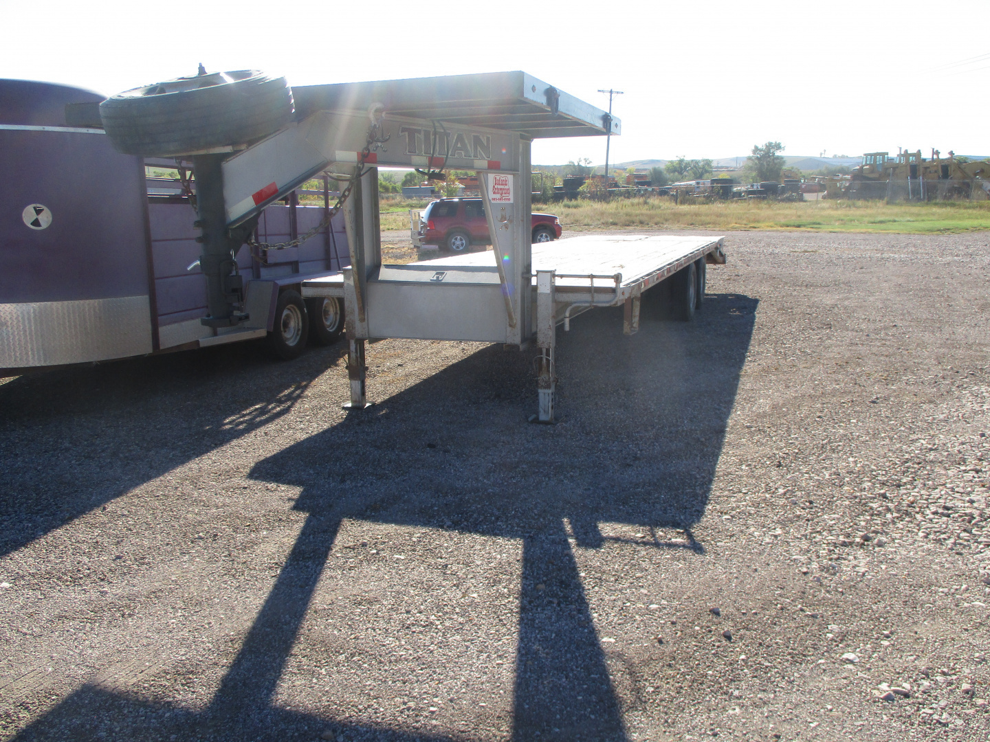 Used 2018 Titan Trailer Ruffneck Flatbed Trailer 8'6 X 30