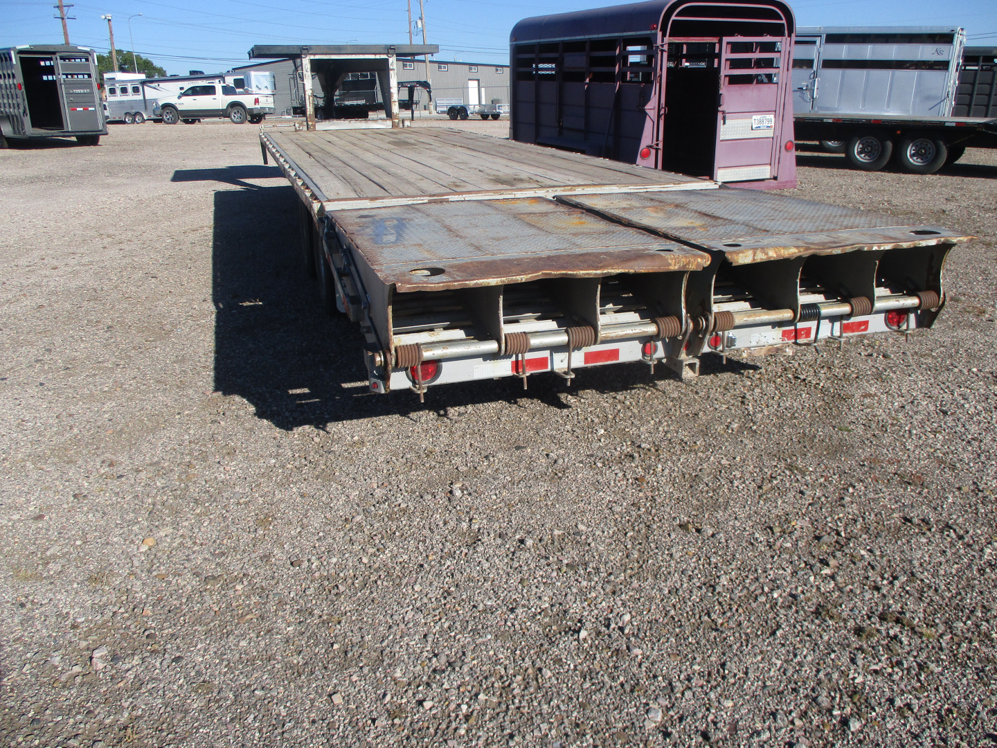 Used 2018 Titan Trailer Ruffneck Flatbed Trailer 8'6 X 30