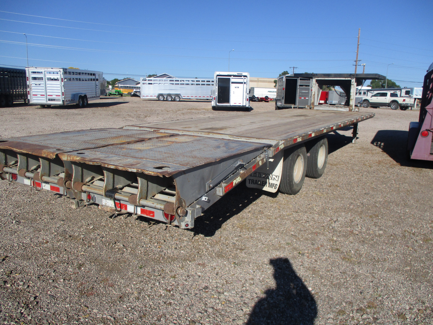 Used 2018 Titan Trailer Ruffneck Flatbed Trailer 8'6 X 30