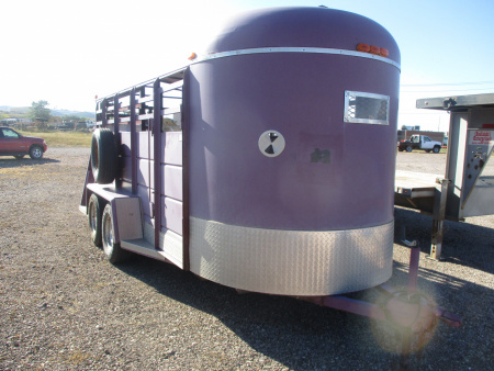 New 1992 Triple L Stock Stock / Stock Combo Trailer 6 X 16