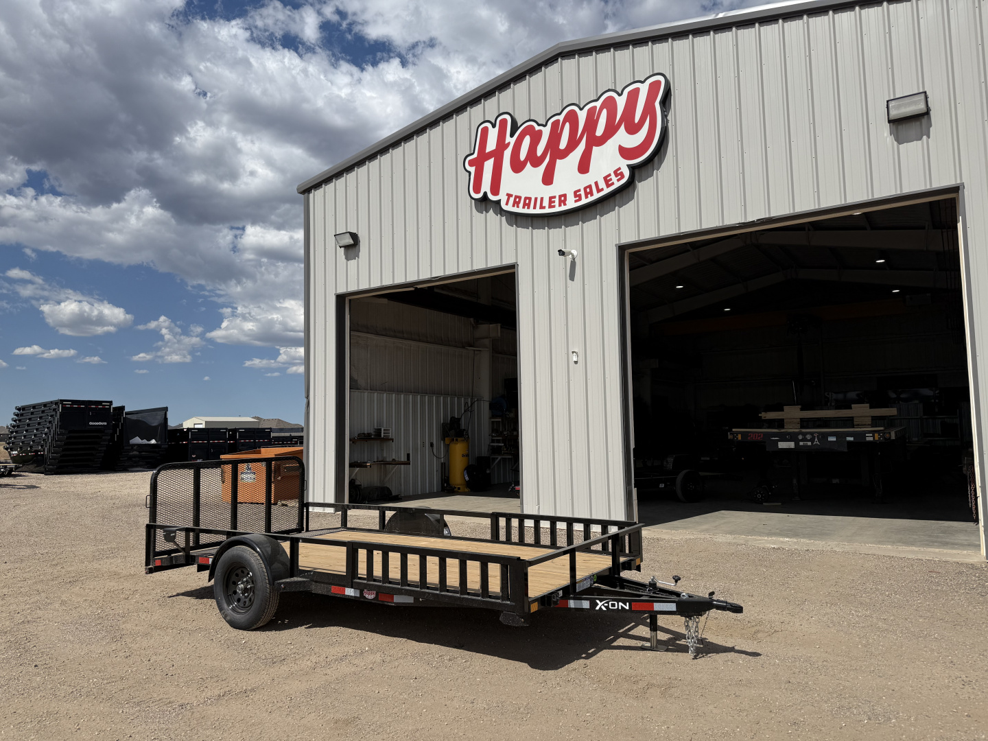 New 2026 X-On 77"x14' Single Axle Utility Trailer - U2