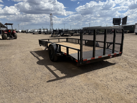 New 2026 X-On 77"x14' Single Axle Utility Trailer - U2