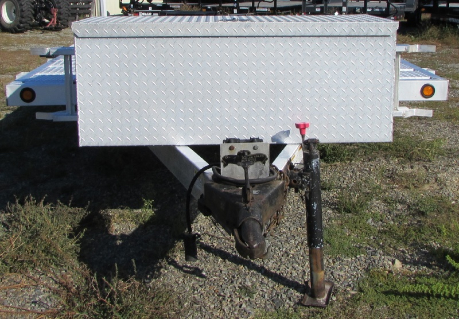 Used 2010 C&B Trailers A-ATV7X14 TA Flatbed Trailer