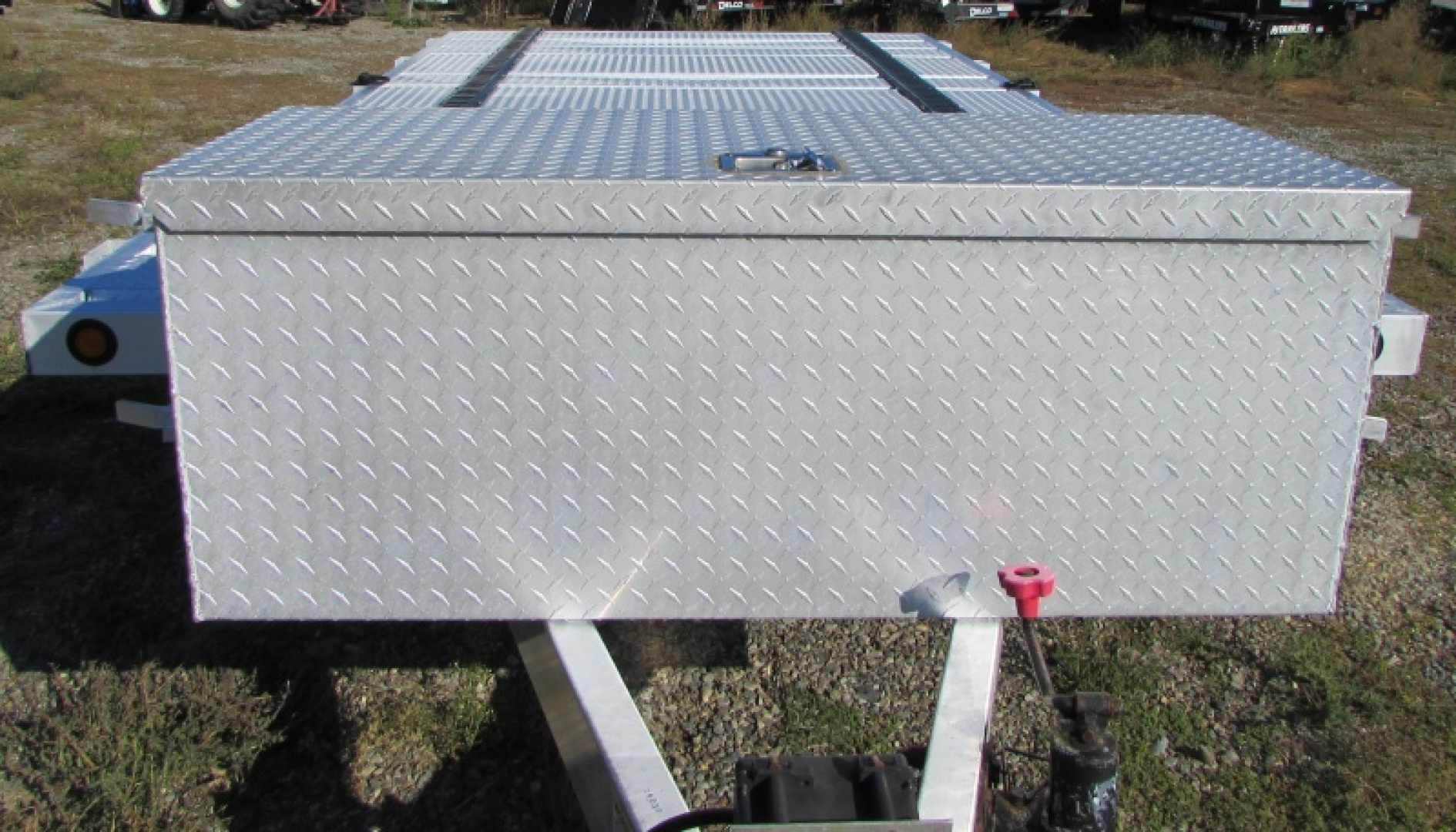 Used 2010 C&B Trailers A-ATV7X14 TA Flatbed Trailer