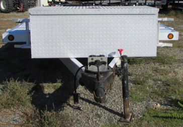 Used 2010 C&B Trailers A-ATV7X14 TA Flatbed Trailer