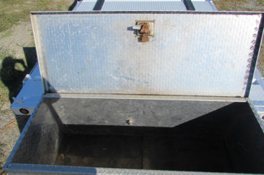 Used 2010 C&B Trailers A-ATV7X14 TA Flatbed Trailer