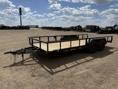 New 2026 X-On 83"x18' Tandem Axle Utility Trailer - U6