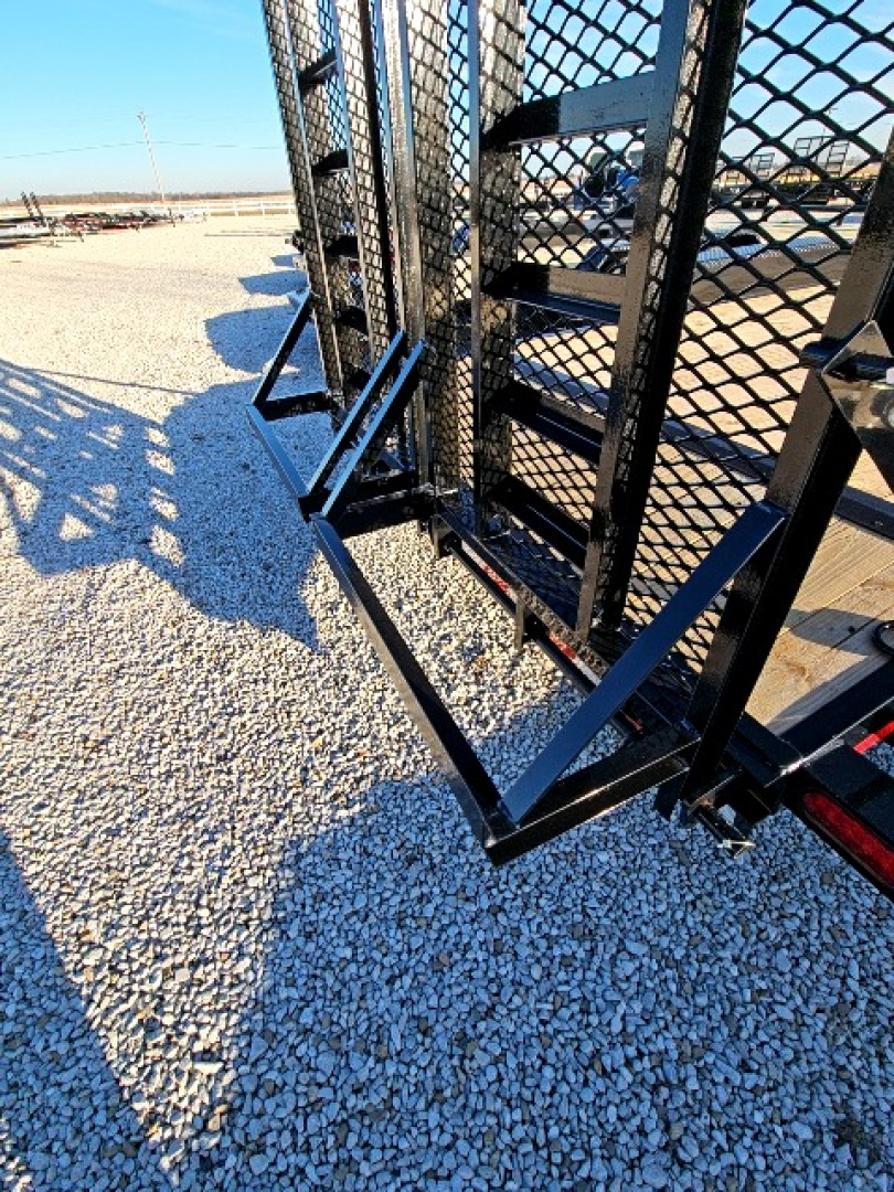 New 2026 Sure-Trac 7 x 20 (18+2) 14K Equipment Trailer w/ Split Ramps