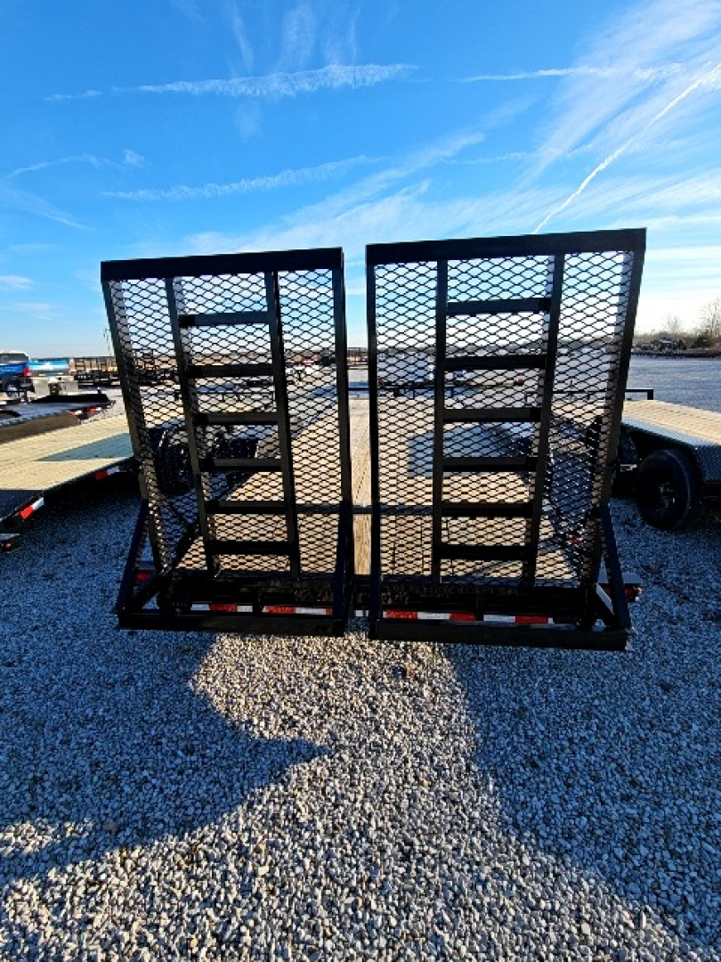 New 2026 Sure-Trac 7 x 20 (18+2) 14K Equipment Trailer w/ Split Ramps