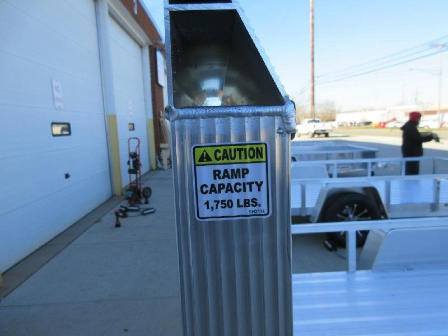 New 2026 Sport Haven 7'X12' DELUXE ALUMINUM W/ATV RAMP SIDES ATV Trailer