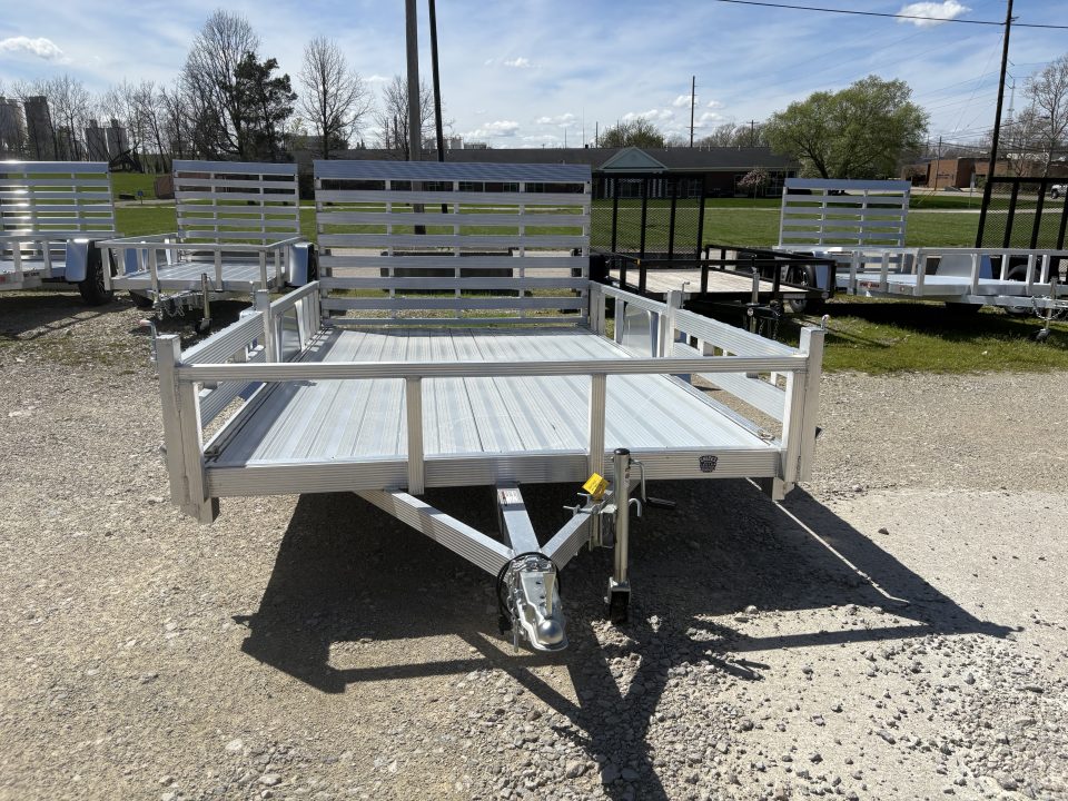 New 2026 Sport Haven 7'X12' DELUXE ALUMINUM W/ATV RAMP SIDES Utility Trailer