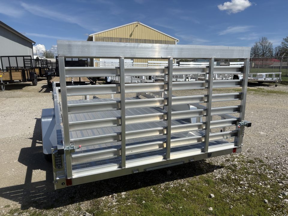 New 2026 Sport Haven 7'X12' DELUXE ALUMINUM W/ATV RAMP SIDES Utility Trailer