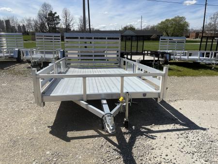New 2026 Sport Haven 7'X12' DELUXE ALUMINUM W/ATV RAMP SIDES Utility Trailer