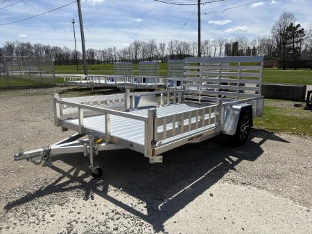 New 2026 Sport Haven 7'X12' DELUXE ALUMINUM W/ATV RAMP SIDES Utility Trailer