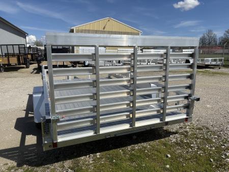 New 2026 Sport Haven 7'X12' DELUXE ALUMINUM W/ATV RAMP SIDES Utility Trailer